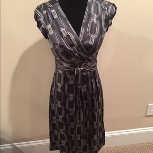 Wrap dress Banana Republic, advertised by original posher as silk, but polyester